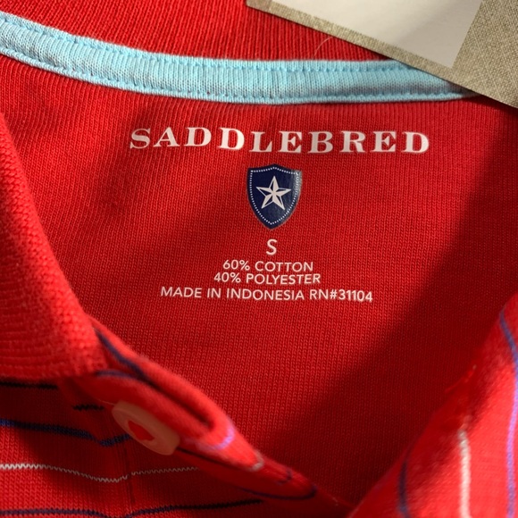 SADDLEBRED, stripy, polo shirt!! - Picture 4 of 7